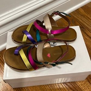 Steve Madden multi color sandals size 1